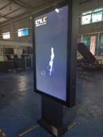Affichage LED d'affiche publicitaire sur trottoir, étanche, en aluminium, à faire soi-même, nouveau modèle 2023, affichage LCD extérieur