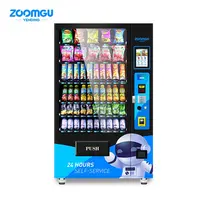 Zoomgu 24 horas loja de conveniência de alimentos comerciais antigos cola máquina automática de venda automática inteligente máquina de venda automática de bebidas alimentos