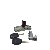 Système électrique automobile jeu de clés de voiture serrure d'allumage serrure de porte serrure de coffre pour RENAULT OPEL FIAT 806018928R 7701209836