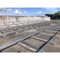 Kit de trépied triangulaire réglable en aluminium pour la fixation de panneaux solaires sur toits plats et toitures métalliques – Structure de montage pour usine |   AISINEE