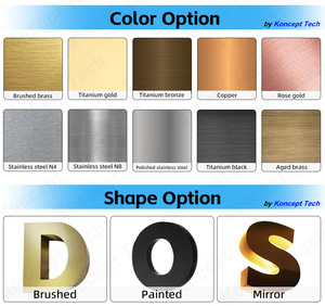 Insegna LED 3D Personalizzata in Acrilico Retroilluminata <span class=keywords><strong>con</strong></span> Trasformatore, Impermeabile IP65, Alimentazione AC, Cartello Pubblicitario per Esterni per Attività Commerciali - Product Image 3