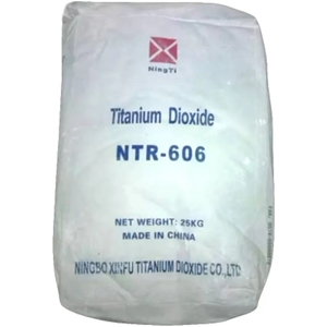 Dióxido de titanio rutilo NTR 606 <span class=keywords><strong>TiO2</strong></span> Dióxido de titanio Pintura Plástico PVC Masterbatch Grado Químicos - Product Image 1