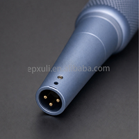 Microphone dynamique portable LN-18 bleu clair 580 ohms cardioïde pour chant avec câble XLRM de 3 m pour la scène et le karaoké