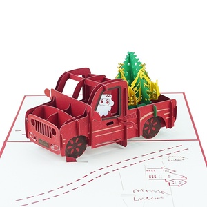Biglietto d'<span class=keywords><strong>Auguri</strong></span> Natalizio 3D Creativo Fatto a Mano con Albero di Natale in Carta Intagliata, Stile Minimalista Moderno, Biglietti di <span class=keywords><strong>Auguri</strong></span> Vuoti per le Festività dalla Cina - Product Image 5
