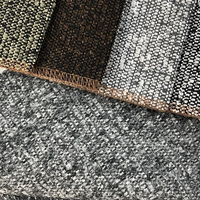 Tissu d'ameublement pour canapé en polyester/coton léger, aspect lin, ripstop