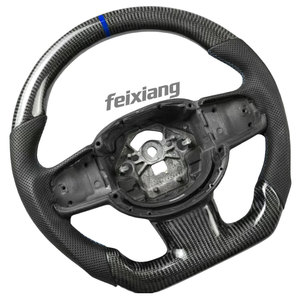 Volant en fibre de carbone pour <span class=keywords><strong>Volvo</strong></span> XC40 S90 S60 V60 V90 S40 V40 XC60 XC40 XC90, modification améliorée avec revêtement en cuir - Product Image 6