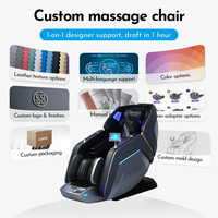 YS-C71 Chinas Bester 4D Luxus High-End Zero-Gravity Ganzkörper Elektrischer Tragbarer Klappbarer SL-Track Beheizter Massagesessel