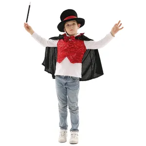 Divertente gioco di ruolo per bambini vestito operato Costume da mago per bambini
