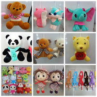 Vente en gros usine, économique : Peluche grue de 17-20 cm (7 pouces) pour machine à griffes, animal en peluche