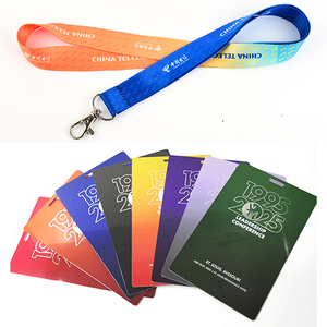 Nuevas insignias <span class=keywords><strong>de</strong></span> Evento <span class=keywords><strong>de</strong></span> tarjeta <span class=keywords><strong>de</strong></span> identificación <span class=keywords><strong>de</strong></span> <span class=keywords><strong>PVC</strong></span> personalizadas, pases VIP con cordón abierto - Product Image 4