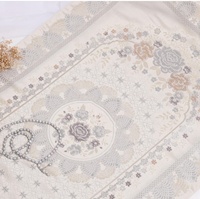 Tapis de prière de voyage de qualité supérieure à motif personnalisé avec sac de poche portable
