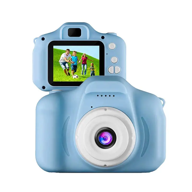 Çocuklar kamera oyuncaklar için 4-8 yaşındaki çocuklar yürümeye başlayan şarj edilebilir kamera ile 2 inç IPS çocuklar için ekran doğum günü hediyesi fikri