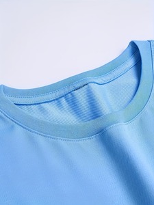 Camisetas de cuello redondo, sencillas y versátiles, fábrica de ropa de manga corta, personalización disponible.F10 - Product Image 5