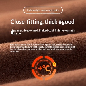 Cam Ammonia Fleece Leggings de <span class=keywords><strong>yoga</strong></span> et de fitness pour femme, effet ventre plat et rehausseur de fessiers, haute élasticité, chauds pour l'hiver, OEM - Product Image 3