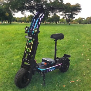 2025 Hot Selling Geofought G14 <b>72V</b> Dual Motor 30-100ah <b>Battery</b> 60-300km Range 13/14inch Folding Scooter for Adults - Product Image 1