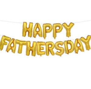 Ballons en aluminium or de 16 pouces pour fête des pères Bannière Nouvelles décorations de fête pour la fête des pères Meilleurs cadeaux pour <span class=keywords><strong>papa</strong></span> - Product Image 4