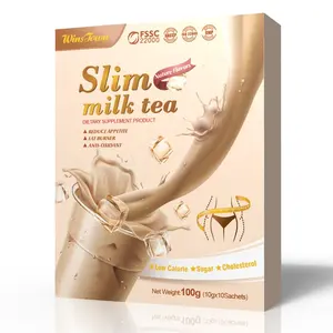 修身奶茶自有品牌设计快速14天排毒平腹茶瘦身奶茶