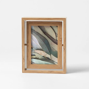 Máy tính để bàn hình ảnh dấu hiệu Máy tính để bàn đơn giản gỗ tre 5x7 khung ảnh Loft khung ảnh chân dung 4x6 khung ảnh - Product Image 4