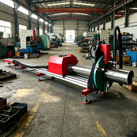 Une petite machine de découpe plasma CNC portable, facile à utiliser, utilisée pour la découpe de tuyaux en acier au carbone et en acier inoxydable