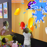 Système de projection interactif pour sol/mur, 22 jeux intelligents pour enfants, tableau blanc interactif, multi-points, grand écran