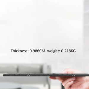 NORD <span class=keywords><strong>s</strong></span>ân khấu 3 siêu mỏng Mini Bàn phím BT không dây USB tùy chỉnh logo máy tính để bàn có dây bàn phím LED ba lần cảm ứng cắt kéo - Product Image 5