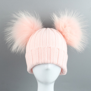 <span class=keywords><strong>Gorro</strong></span> <span class=keywords><strong>de</strong></span> Invierno Cálido <span class=keywords><strong>de</strong></span> <span class=keywords><strong>Lana</strong></span> Tejida a Rayas para Niños, <span class=keywords><strong>Gorro</strong></span> <span class=keywords><strong>con</strong></span> Doble Bola <span class=keywords><strong>de</strong></span> Pelo, <span class=keywords><strong>Gorro</strong></span> <span class=keywords><strong>de</strong></span> Punto para Bebés, Niños y Niñas - Product Image 4