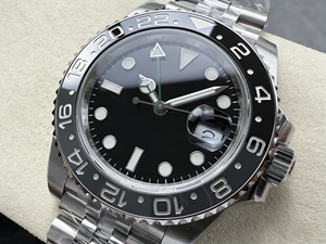 Montre lumineuse de haute qualité, étanche, 41 mm, acier 904L, mouvement VS factory V3 3285, montre de plongée Bruce Wayne GMT - Product Image 2