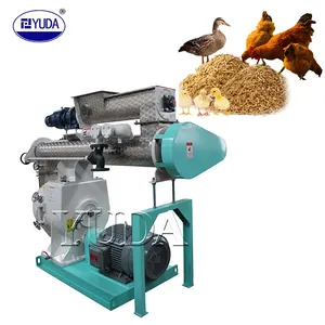 YUDA SZLH350 Ring Die Feed Pelletizer Máquinas de procesamiento de alimentos para animales Máquina de molino de pellets