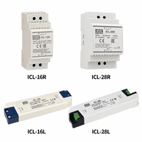 MEAN WELL Série ICL ICL-16R ICL-28R ICL-16L ICL-28L Limiteur de courant de démarrage AC 16A 28A pour rail DIN, alimentation industrielle, original