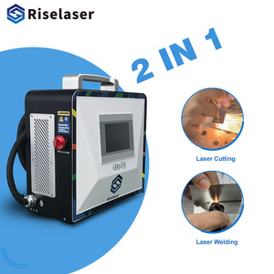 جهاز لحام ليزر محمول باليد QCW بقوة 300 واط مبرد بالهواء للحام الفولاذ المقاوم للصدأ، آلة لحام وقطع بالليزر 2 في 1 - Product Image 1