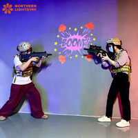 Equipo Comercial Inteligente de Láser Tag con Sensor, Pistola Láser Tag con Chaleco para Juego de Batalla de Disparos
