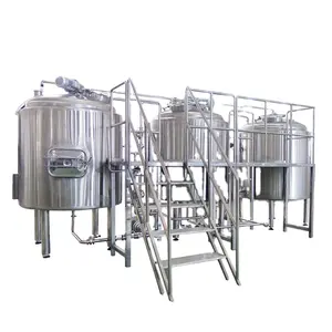 Projeto turnkey de equipamentos para fabricação de cerveja artesanal HongLin 200l Micro cervejaria