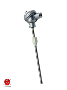 Sonde de température industrielle gainée WZPK à montage sur bride fixe, type Pt100 RTD, IP66 avec boîtier de terminaison, longueur personnalisée OEM/ODM - Product Image 4