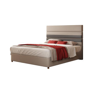 Cama Tapizada CK208, Cama King Size Doble de Lujo, Muebles de Dormitorio para Proyectos Hoteleros, Madera Maciza, Moderna, Juego de Cama King Size Grande - Product Image 4
