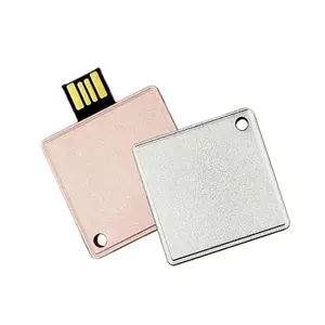 사용자 정의 로고 USB 2.0 3.0 8GB 16GB 32GB 금속 사각형 메모리 카드 모양 USB 플래시 드라이브 4GB USB 카드 펜 드라이브 128GB