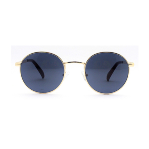Sunway Eyewear Round Metal Frame Sun Glasses <b>Spring</b> <b>Hinges</b> Wholesale Retro Fashion Men Women Sunglasses - Product Image 1