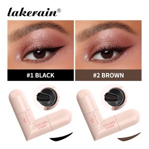 <span class=keywords><strong>Eyeliner</strong></span> tampon intégré double ailette waterproof - Résistant à la transpiration et longue tenue, facile à utiliser pour les débutants, <span class=keywords><strong>pochoir</strong></span> de maquillage rapide - Product Image 5