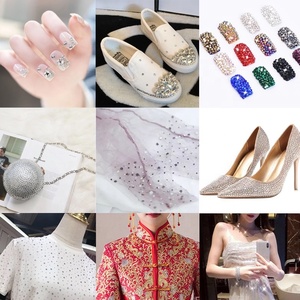 Vendita all'ingrosso Yantuo strass in vetro SS6-SS30 Flatback Hot Fix cristallo fucsia ab sfuso per ferro su cristallo - Product Image 5