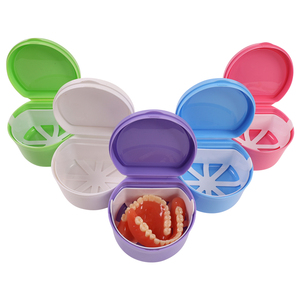 Boîte de rangement magnétique pour appareil dentaire, étui pour gouttière orthodontique avec filet, vente en gros - Product Image 1
