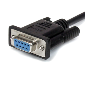 Cable de Extensión Serial RS232 Macho a Hembra DB9 KAICAP, Negro, Longitud Personalizada - Product Image 2