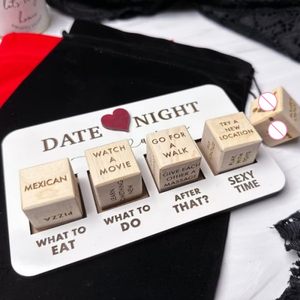 Dattero notte Kit di dadi romantico <span class=keywords><strong>cosa</strong></span> fare data notte per gli amanti del giorno giorno festa di notte dadi giocattolo anniversario regalo di san valentino - Product Image 2