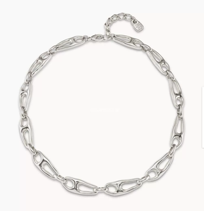 HC Elegante Conjunto <span class=keywords><strong>de</strong></span> Collar y Pulsera <span class=keywords><strong>de</strong></span> Acero Inoxidable con Cadena <span class=keywords><strong>de</strong></span> Eslabones, Estilo Cubano, Grueso, con Esquinas Cuadradas y Diseño <span class=keywords><strong>de</strong></span> Costura, Joyería <span class=keywords><strong>de</strong></span> Moda - Product Image 5