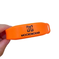 Bracelet intelligent NFC en silicone programmable RFID 213 noir, carte de visite numérique