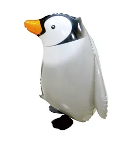 Vente chaude ballons animaux de marche ballon en feuille de pingouin pour les décorations de fête d'anniversaire ballons à l'hélium