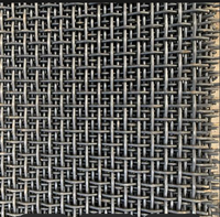 Filtre vibrant en treillis métallique ondulé en acier inoxydable noir 316 Houhong pour le filtrage de liquides dans l'exploitation minière et les carrières (coupe/soudage/pliage)