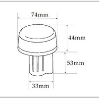 ONWA KA-GC9A Boussole électronique 9 axes Module GPS haute précision avec interface NMEA0183 RS232 Fournitures marines Fabriqué en Chine