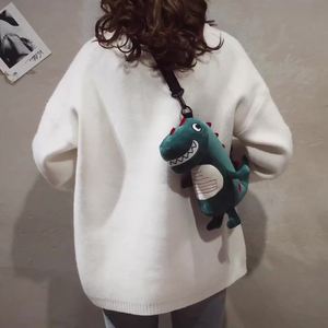 Groothandel Op Maat Super Schattige Rugzak Schattige Groene Dinosaurus Kleine Tas Pluche Speelgoed Rustgevende Pop OEM ODM Meisjes <span class=keywords><strong>Bed</strong></span> Cadeau - Product Image 3
