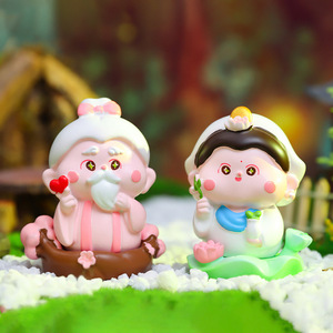 Figurine créative porte-bonheur <span class=keywords><strong>Little</strong></span> Immortal, décoration de salon, petit cadeau exquis, artisanat en résine, fabricant - Product Image 3