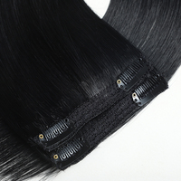 Extensions à clipser en cheveux humains Remy 100% naturels, vierges indiens bruts 12A, cuticules entièrement alignées, sans nœuds ni perte de cheveux