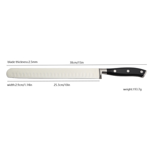 <span class=keywords><strong>Couteau</strong></span> <span class=keywords><strong>à</strong></span> <span class=keywords><strong>jambon</strong></span> KITCHENCARE de 10 pouces en acier inoxydable, <span class=keywords><strong>couteau</strong></span> <span class=keywords><strong>à</strong></span> découper la viande avec manche en ABS pour la maison <span class=keywords><strong>et</strong></span> la cuisine - Product Image 5